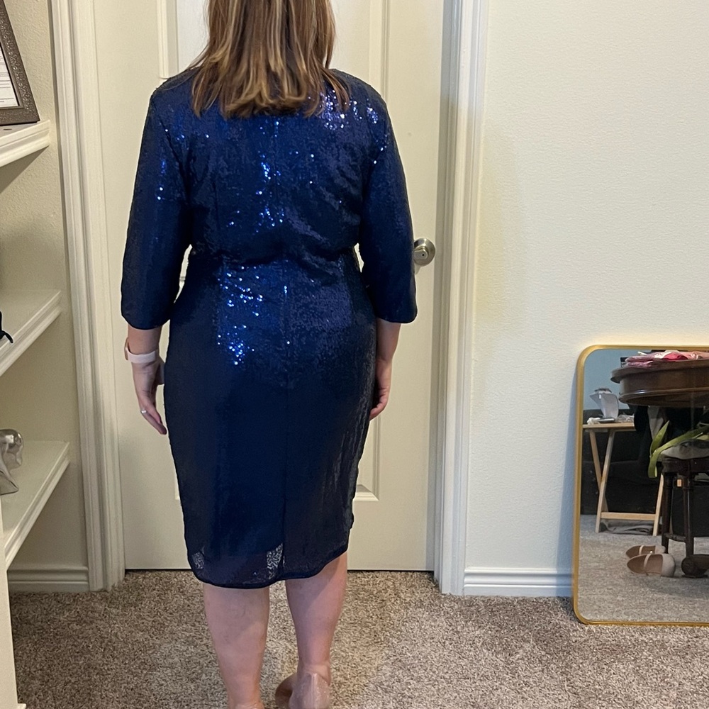 Blue party dress